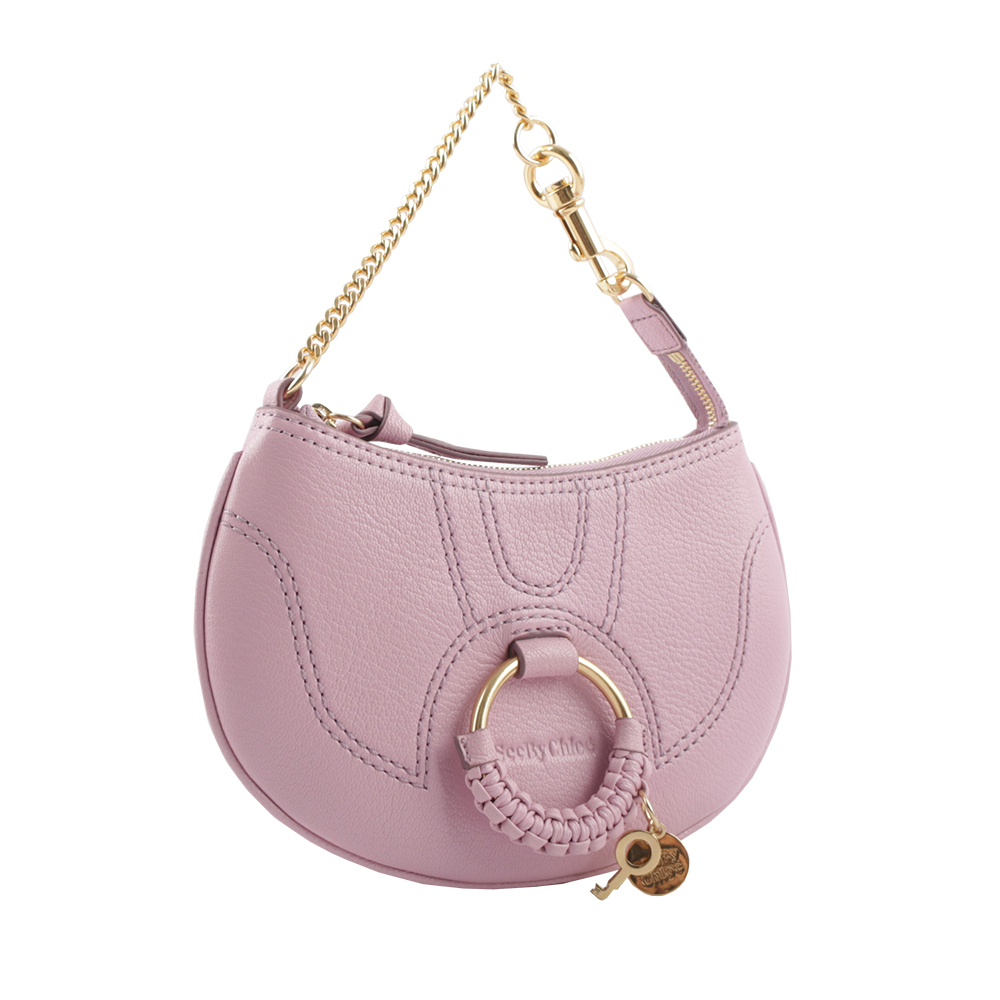 【See by Chloé】HANA 山羊皮勾釦手提包