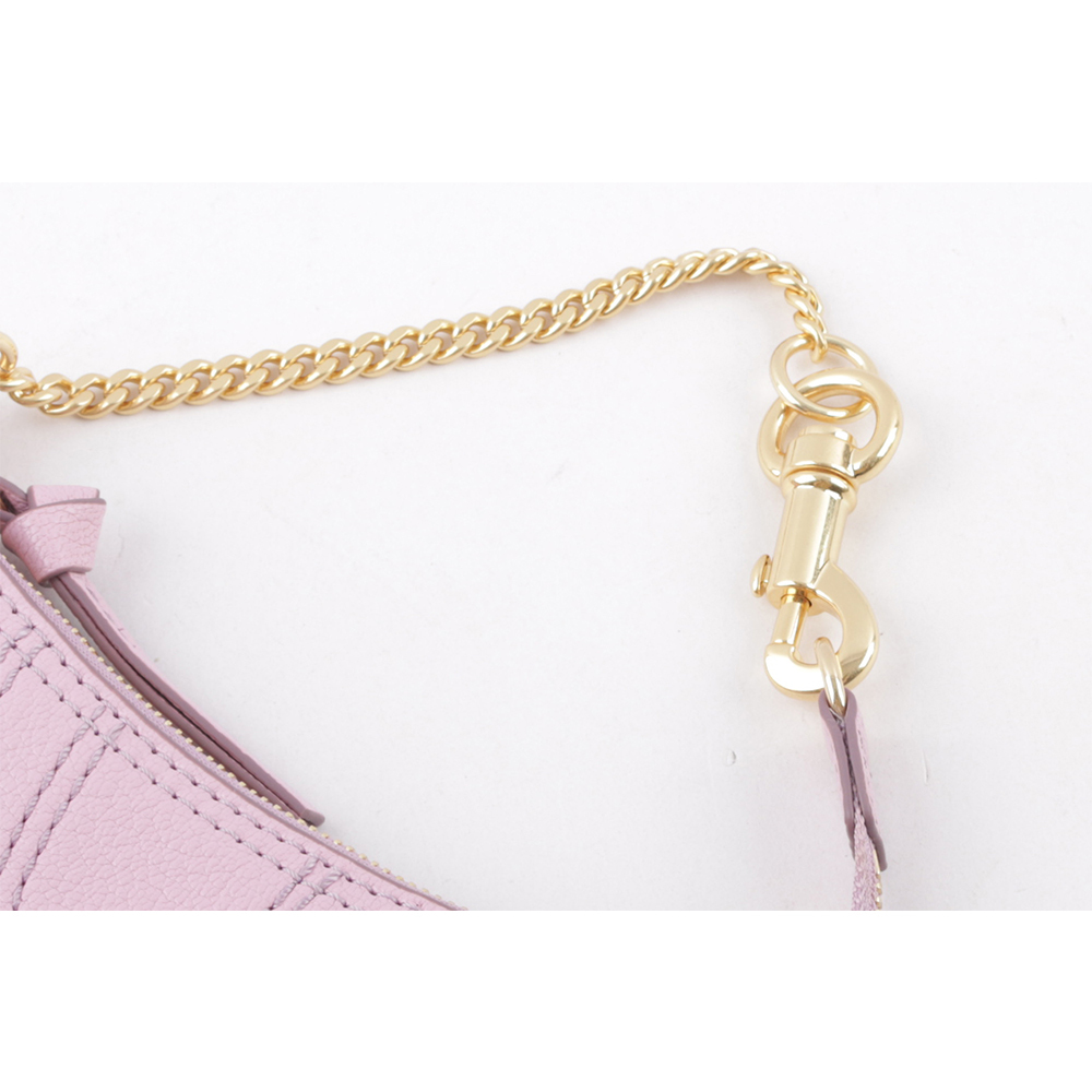 【SEE BY CHLOE】HANA 山羊皮勾釦手提包(迷霧薰衣草) CHS23APB23305599