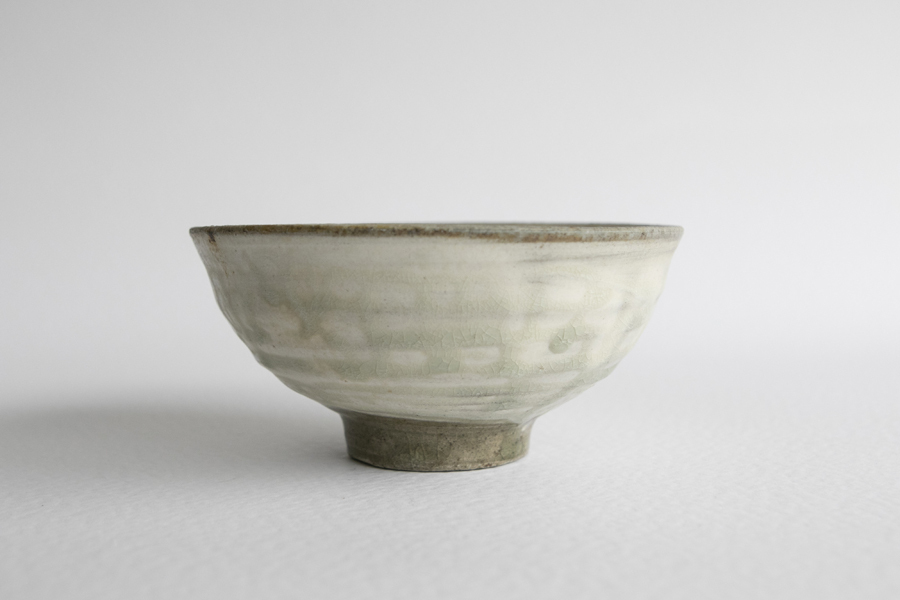 尾形篤 - 薪窯唐津粉引飯碗