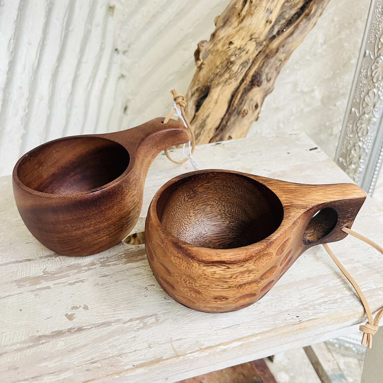 [原石] 北歐原木芬蘭杯 / 露營杯 / 龜甲杯