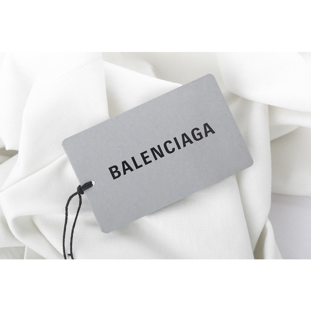 【BALENCIAGA】Political Campaign 可樂刺繡 T-shirt (白色) 641675 TKVJ1 9084