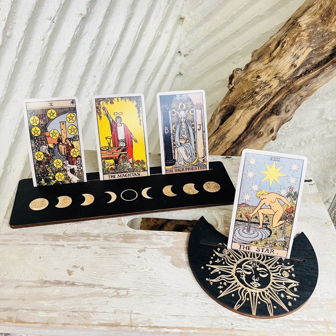 [原石] 塔羅牌展示架 占卜工具 木架