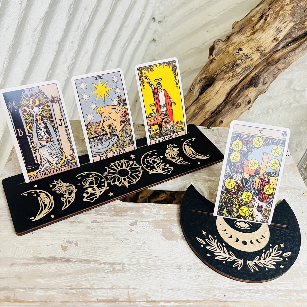 [原石] 塔羅牌展示架 占卜工具 木架