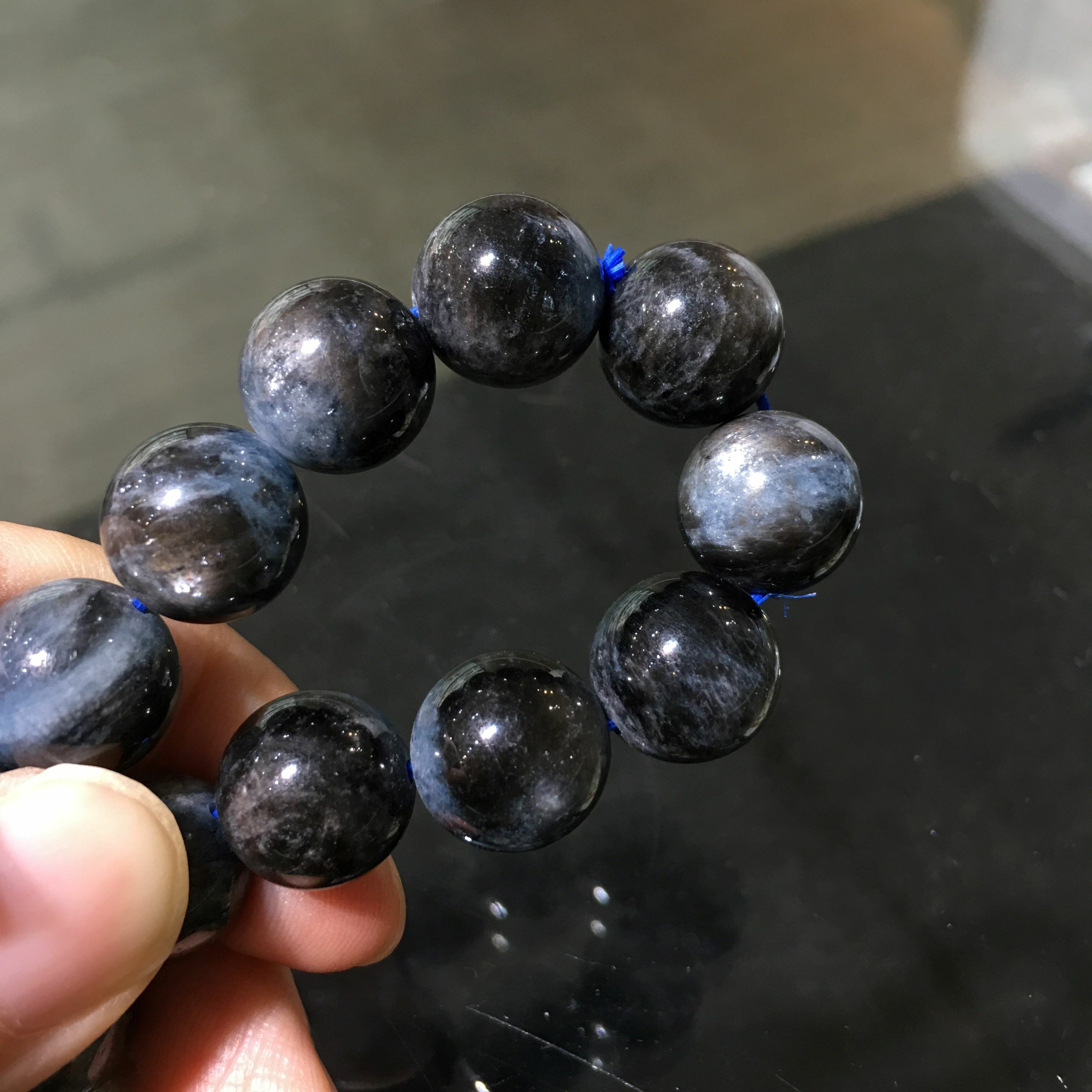 魔鬼海藍寶手串 69496 12.5mm