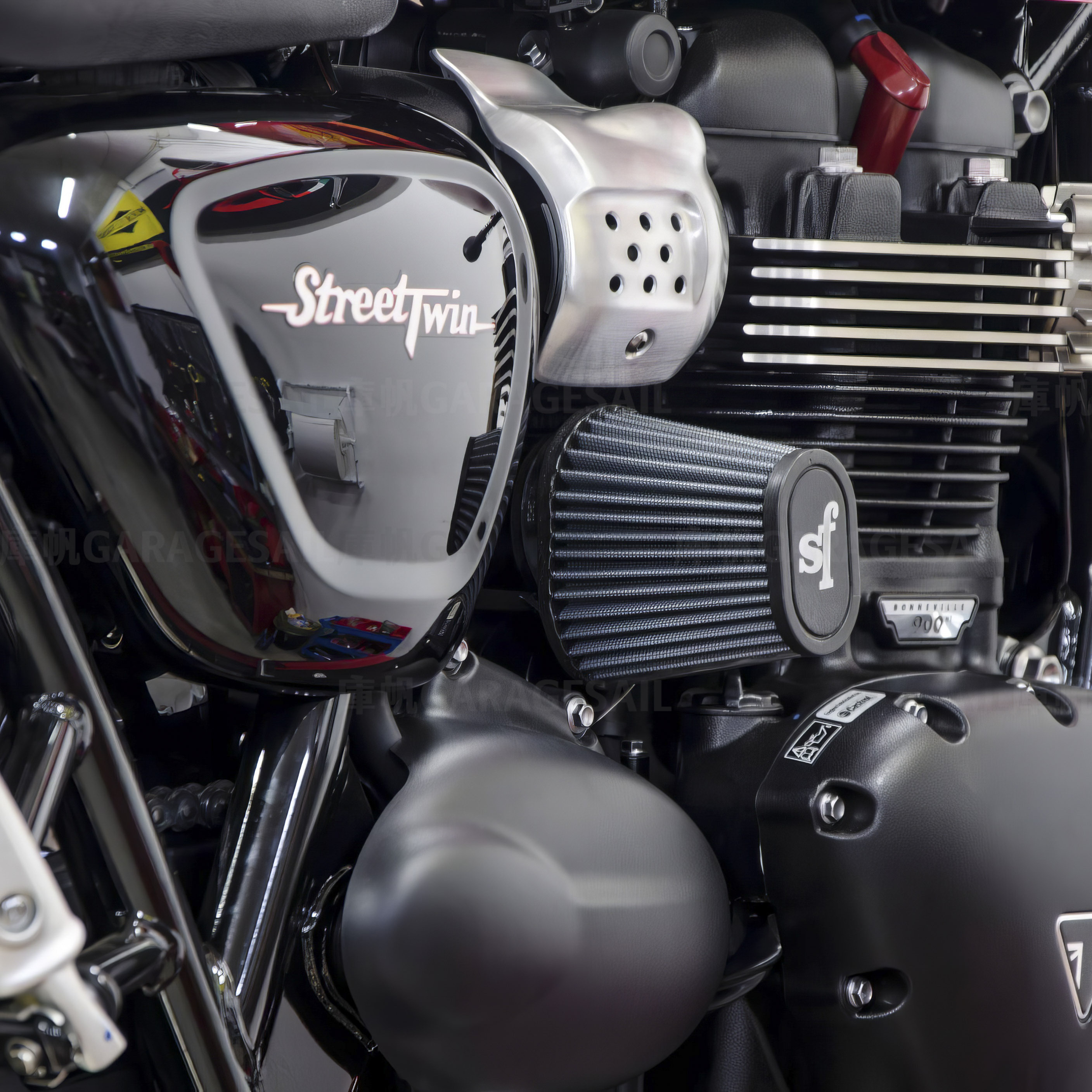 Free Spirits 水冷凱旋專用 空濾套件 900cc引擎