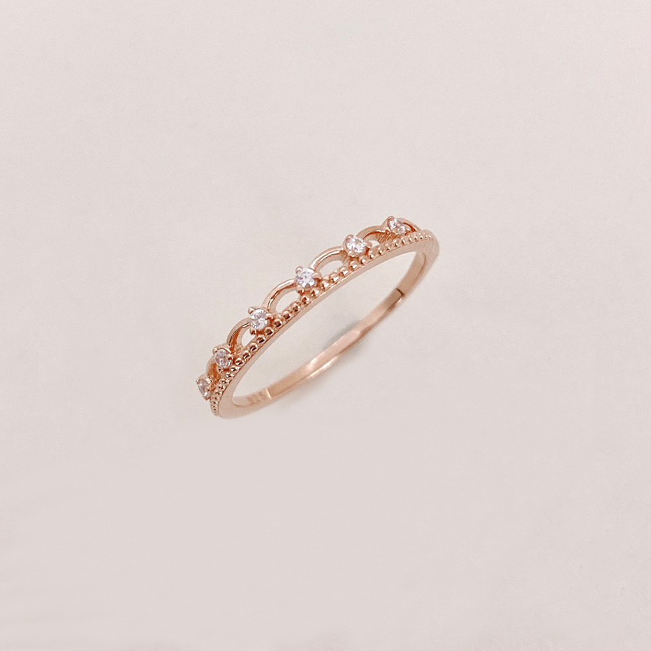 女王皇冠 純銀戒指