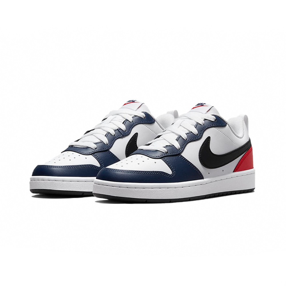 Nike Court Borough Low 2 白藍紅 GS DO7446-101
