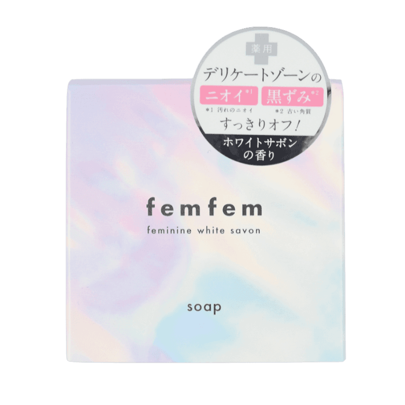 femfem女士除菌除臭白色香皂 (3件裝) 