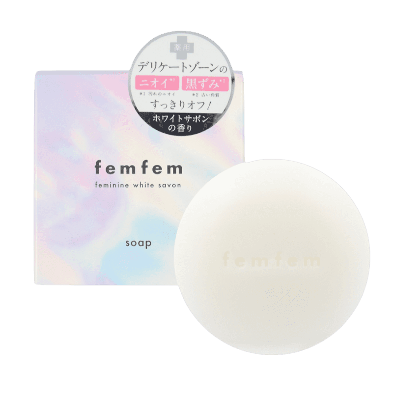 femfem女士除菌除臭白色香皂 (3件裝) 