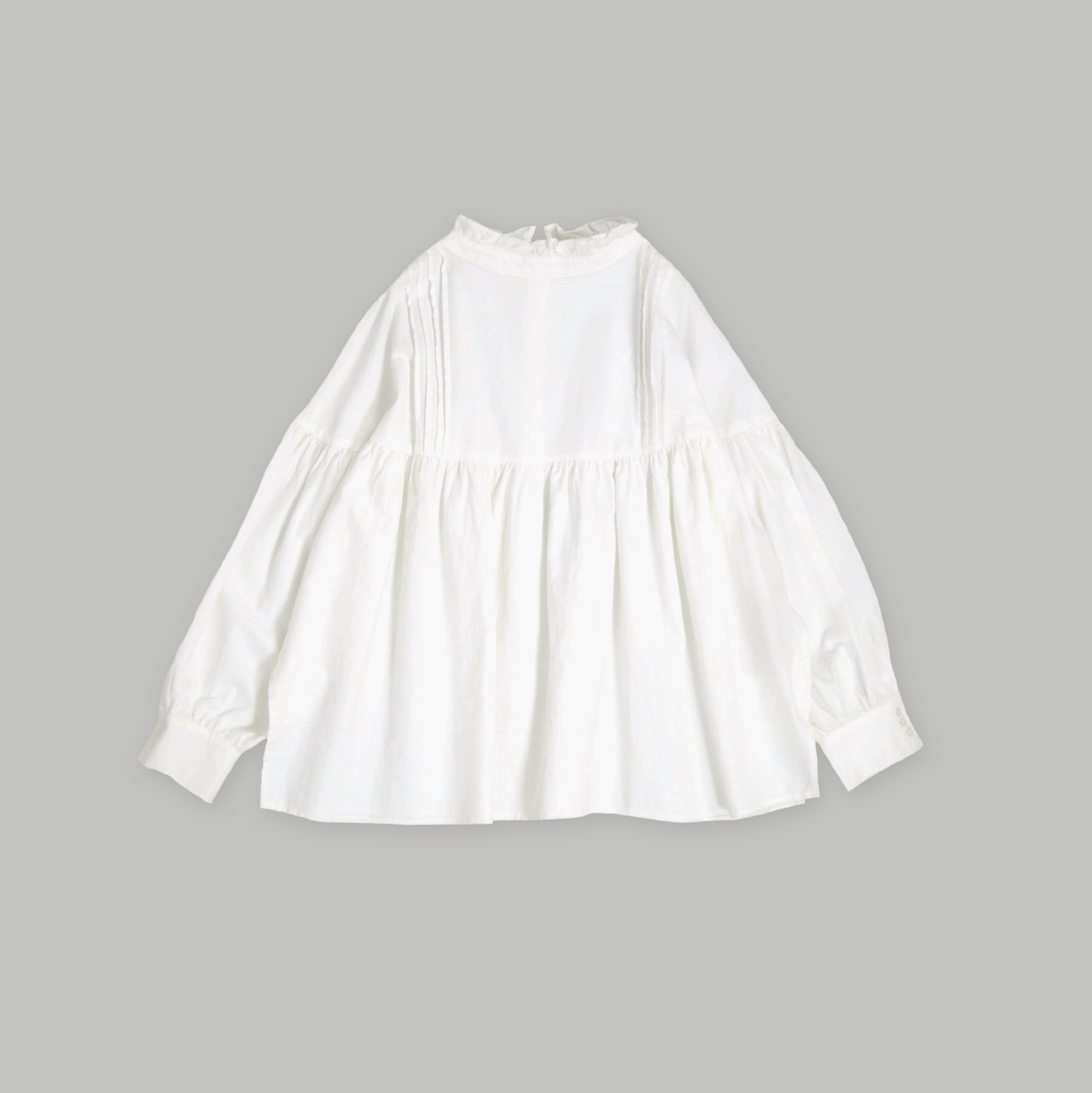 J.P.L. 褶邊領牛津紡箱型襯衫 ╭ 2色 ╮