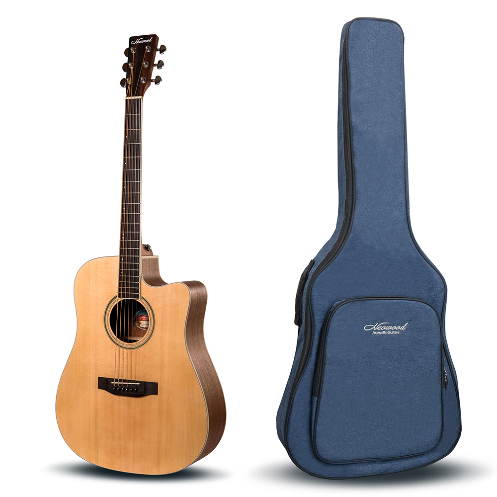 Neowood DN-1 雲杉木 合板木吉他 附原廠琴袋