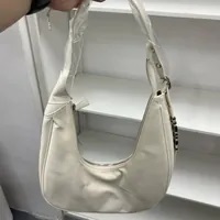 [S] NERDY NEW MOON HOBO BAG,CREAM, 8809921774036 (SN254)