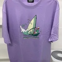 [S] NERDY ** SURFING BOY S/S T-SHIRT (NERDY ORIGIN FIT),LIGHT PURPLE, PNEU23KG263604 (SN264)