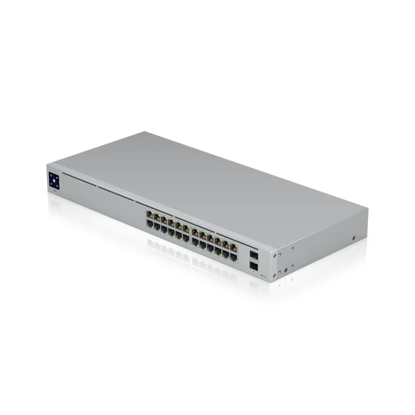 Ubiquiti UniFi Switch 24｜24 埠 Gigabit 受管交換器・2×SFP（USW‑24）