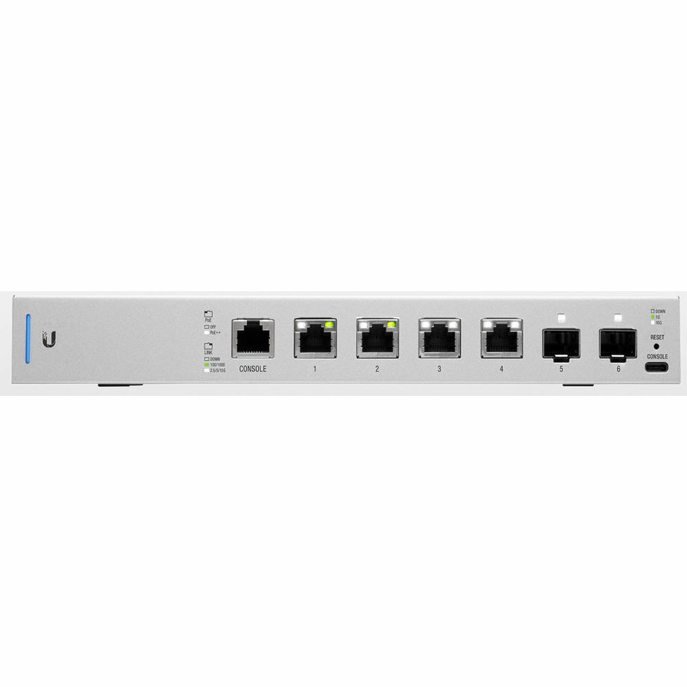 Ubiquiti UniFi 6X 10 GbE, SFP+ (Gen1) 6 Port PoE Switch 170W (US-XG-6POE)