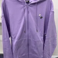 [S] NERDY ** DNA WAPPEN HOODIE ZIP UP (OVER FIT),LIGHT PURPLE, PNES23KE083604 (SN282)