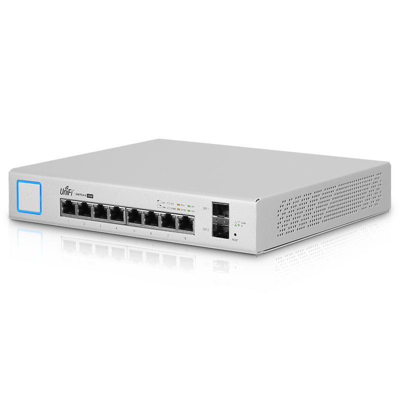 Ubiquiti UniFi 8 PoE, SFP (Gen1) 8 Port PoE Switch 130W (US-8-150W)
