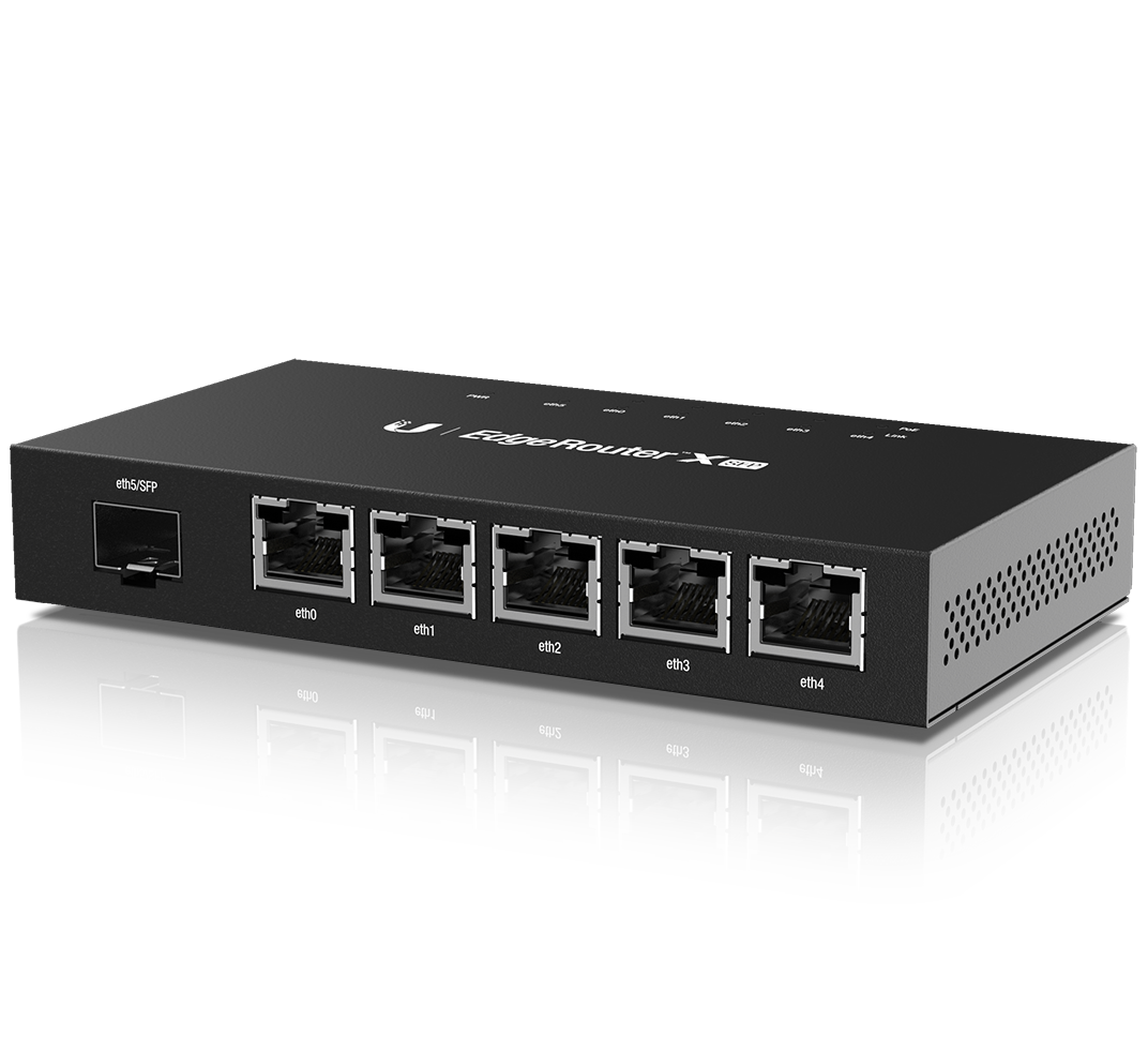 Ubiquiti EdgeRouter X｜5‑Port Gigabit 路由器・24V 被動式 PoE（ER‑X）