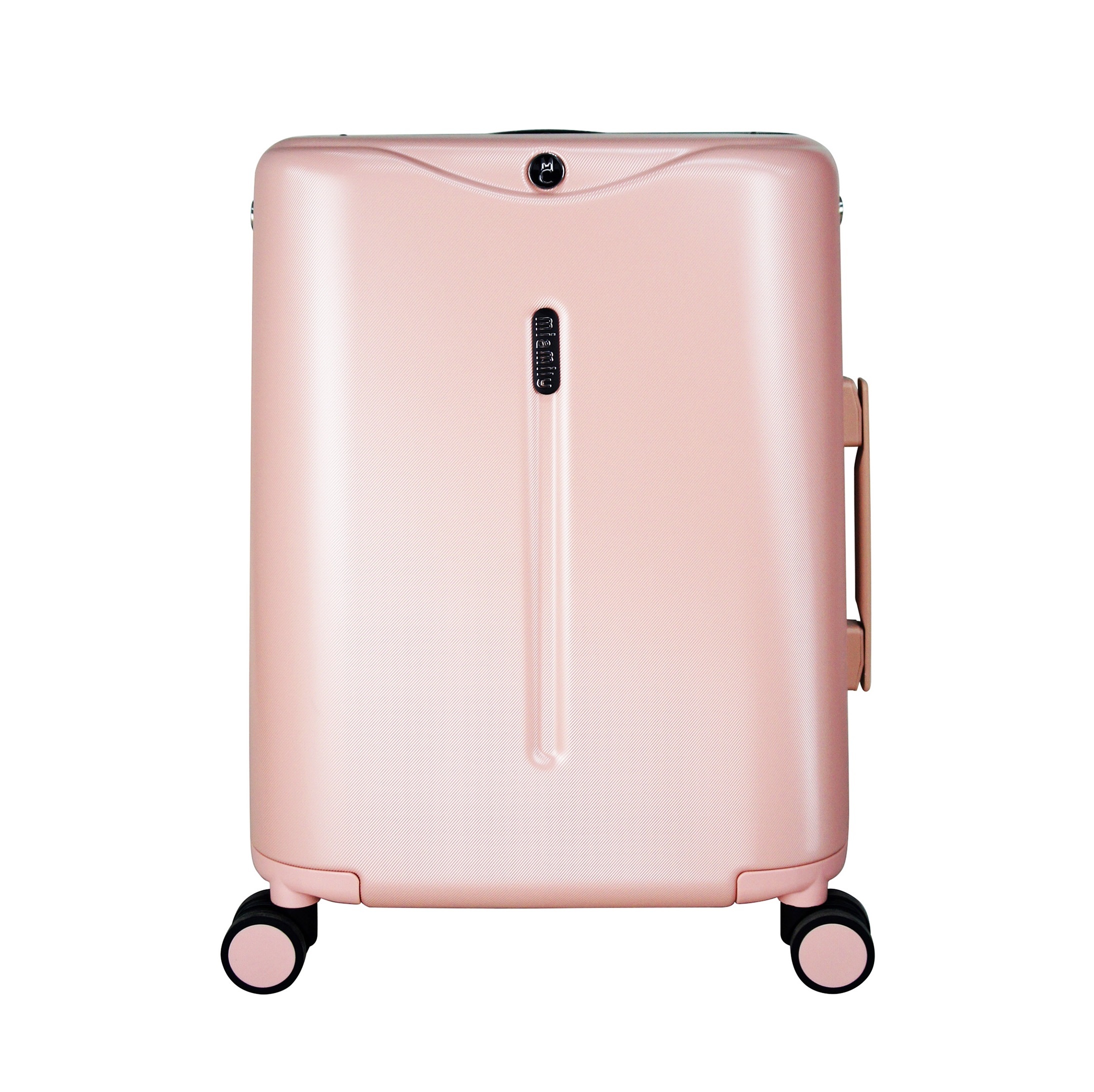 MiaMily Carry on 20 Luggage - The First Ride on Luggage for Both Children and Adults, Accommodating Up to 220lbs. Champagne Gold / 18