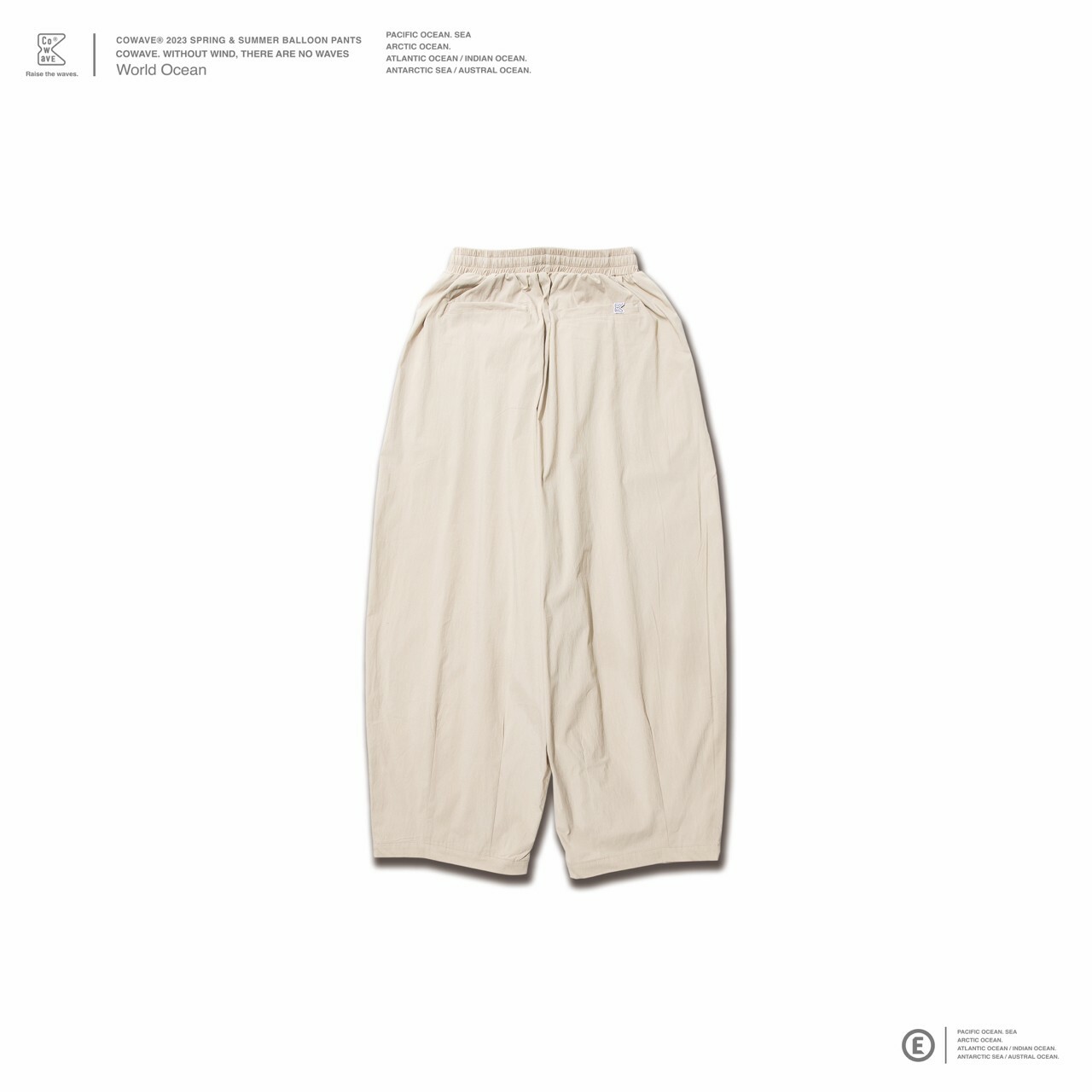 Cowave 2023 Spring & Summer Balloon Pants 杏色