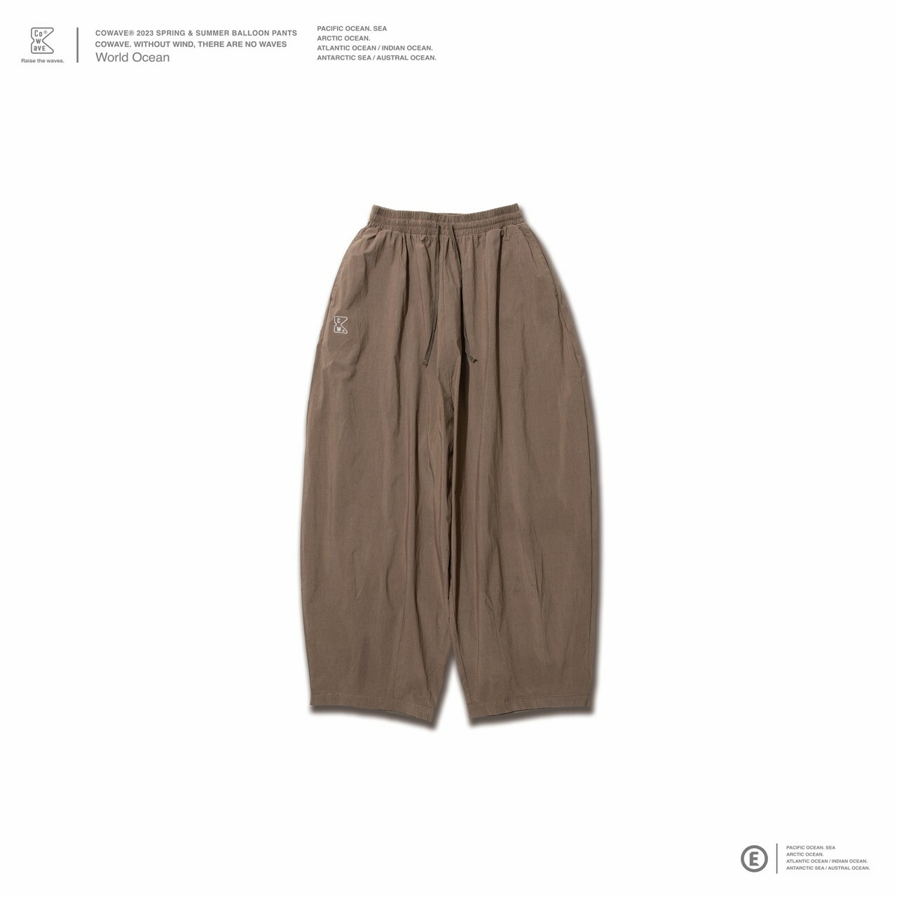 Cowave 2023 Spring & Summer Balloon Pants 咖啡