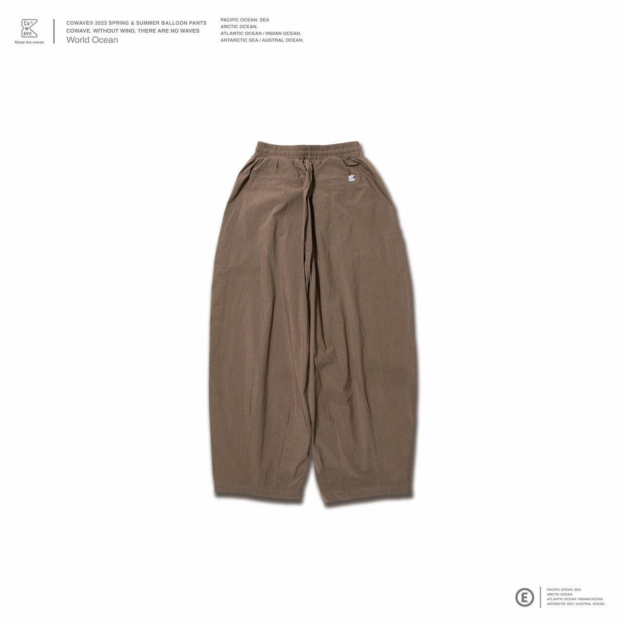 Cowave 2023 Spring & Summer Balloon Pants 咖啡