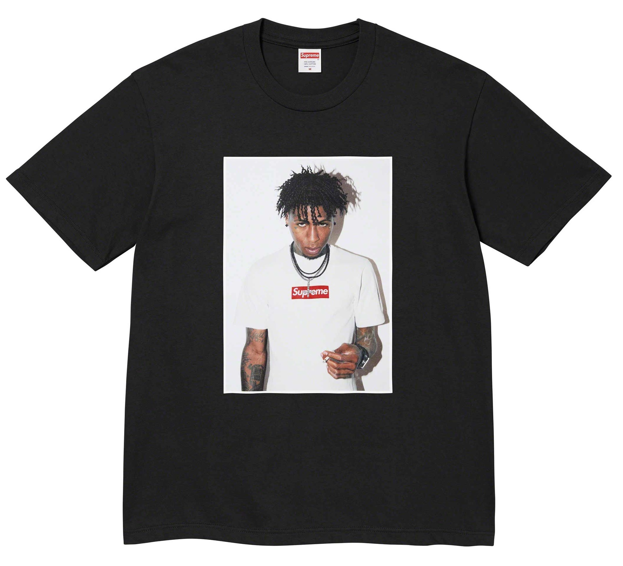 Supreme FW23 NBA YOUNGBOY TEE Black