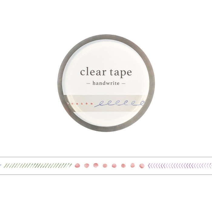 Mind Wave Clear Tape 透明PET膠帶7mm幼款95293 手寫