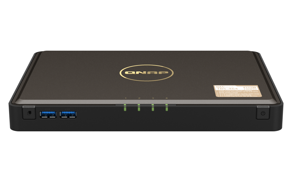 QNAP TBS-464-8G 4-bay M.2 NVMe SSD NASbook