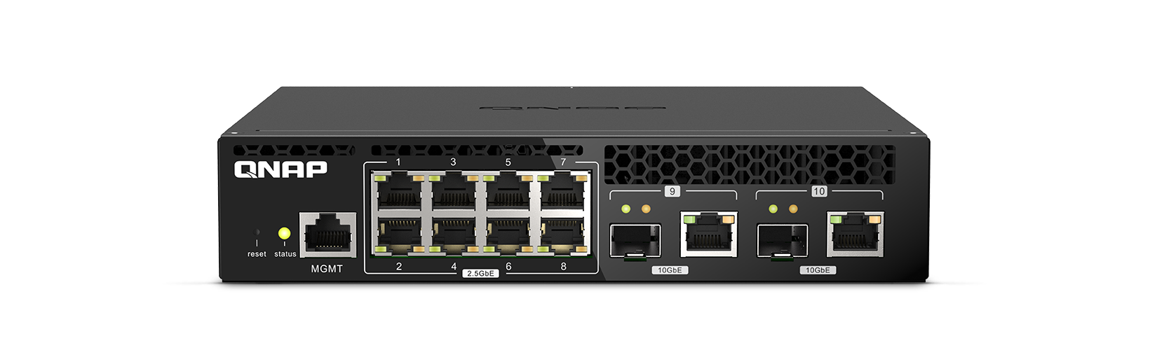 QNAP QSW-M2108R-2C L2 Web 10GbE + 2.5GbE 10 Port Switch