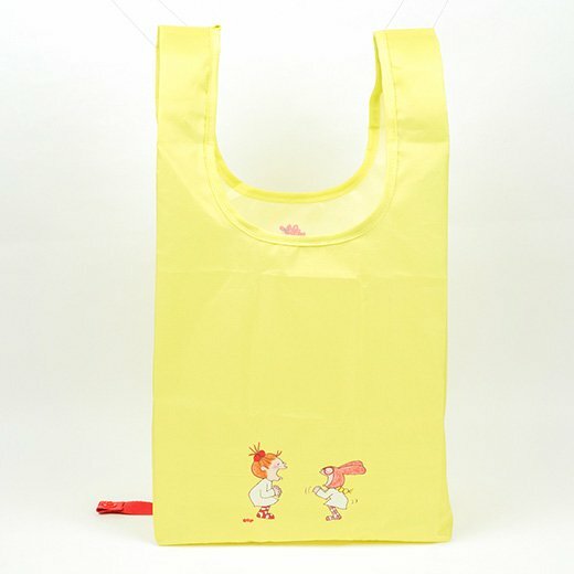 COCO醬－黃色 帶底板環保提袋 購物袋｜ 日本Greeting Life