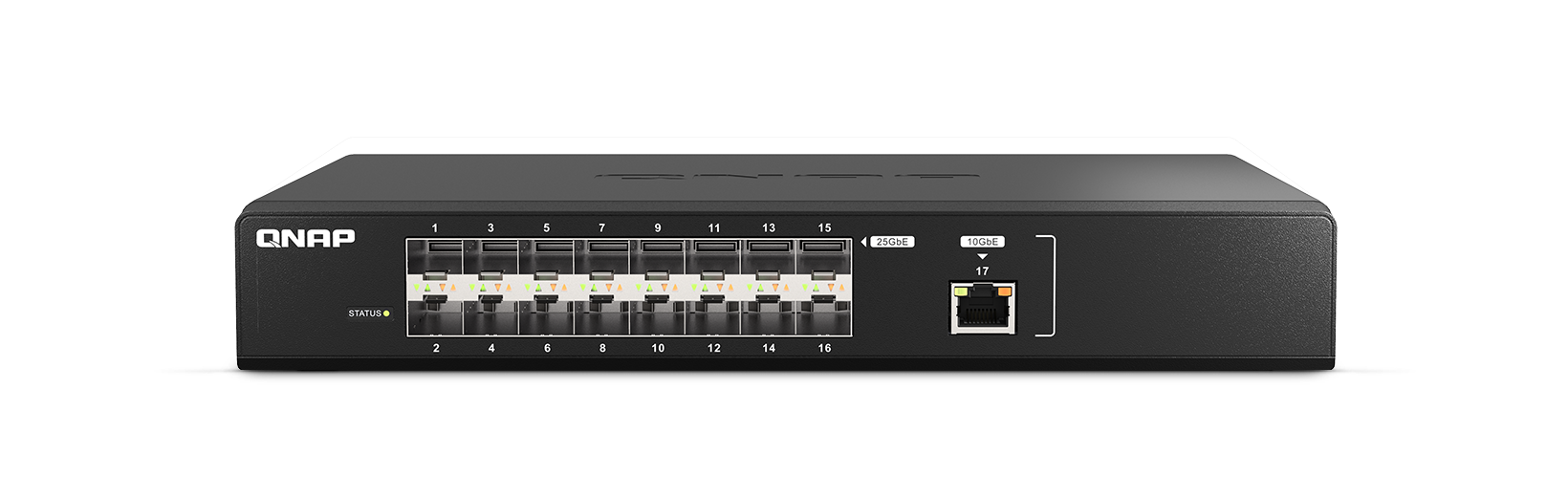 QNAP QSW-M5216-1T L2 Web 超高速 25GbE 光纖網管型交換器 16 Port Switch