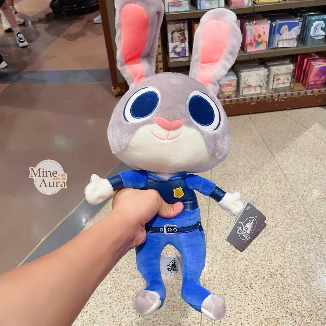 哈茱蒂 Judy 兔 耳朵可動 氣囊設計 絨毛 娃娃 玩偶 動物方城市 Zootopia -上海迪士尼樂園