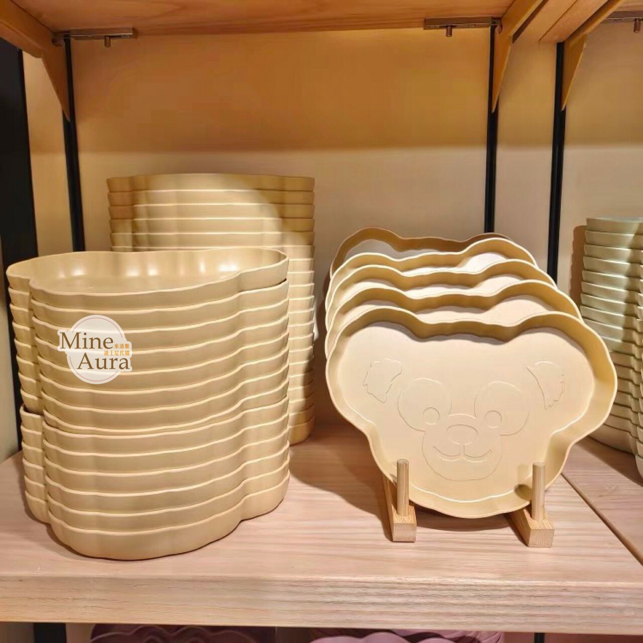 達菲 Duffy 大頭 造型 餐盤 廚房用品 -上海迪士尼樂園