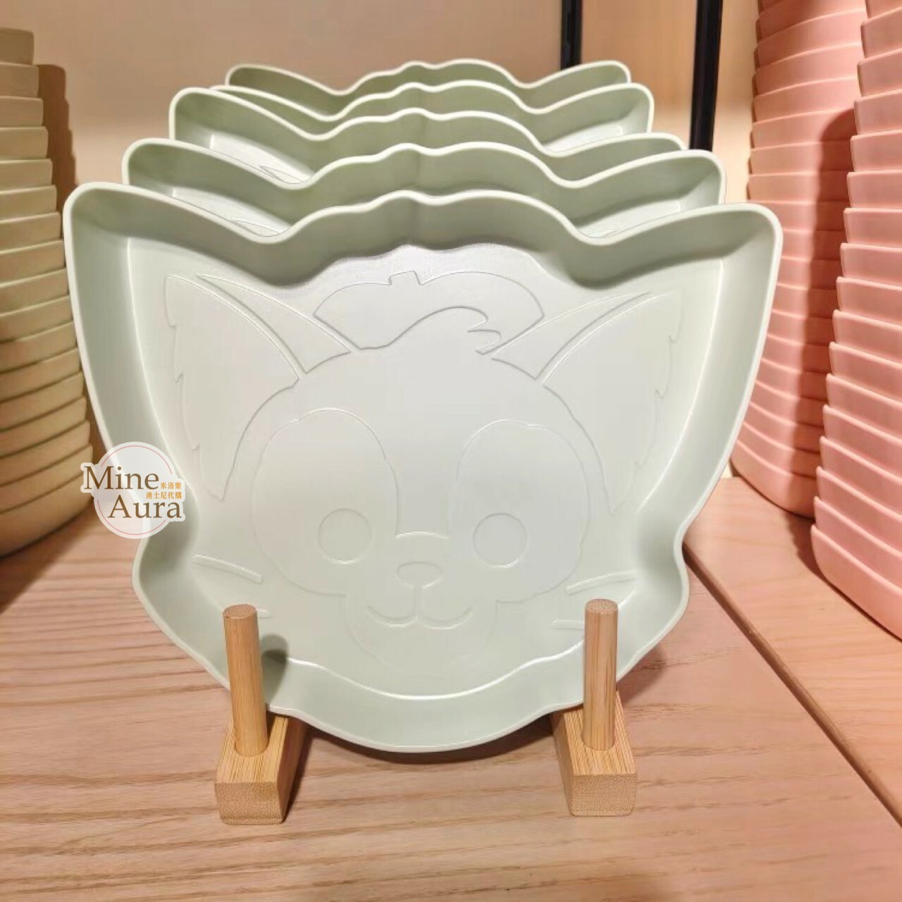 傑拉托尼 畫家貓 Gelatoni 大頭 造型 餐盤 廚房用品 -上海迪士尼樂園
