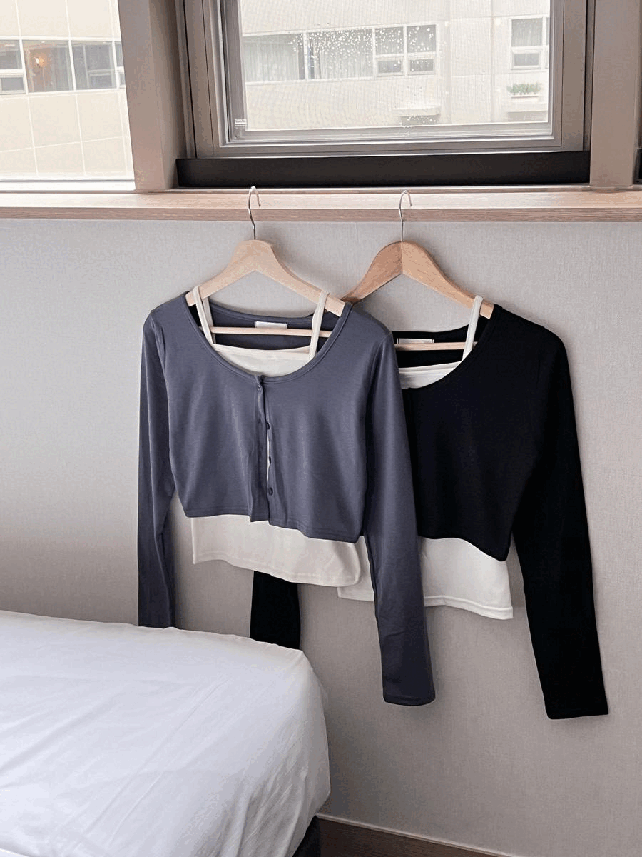 〈28/8～1/9 連線DAY 3〉Basic Button Top Set