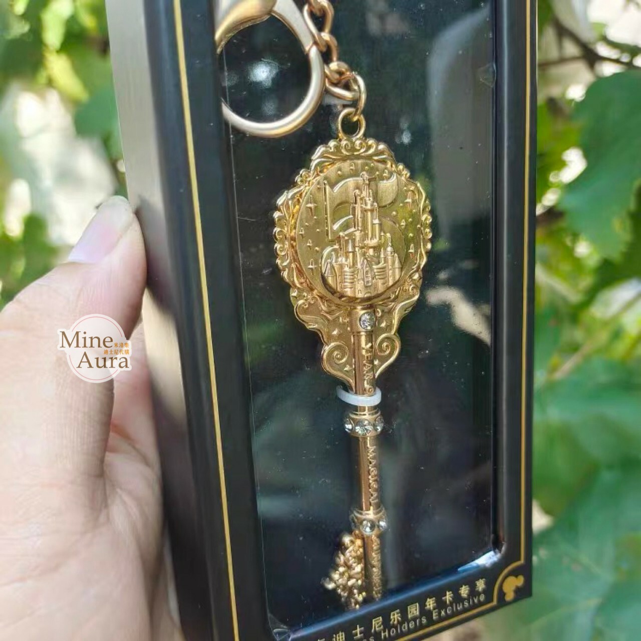 (限時特價) 上海 5周年限定 城堡鑰匙造型 鑰匙圈 吊飾 -上海迪士尼樂園