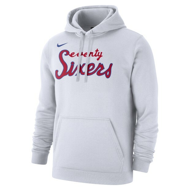 NIKE NBA PHILADELPHIA 76ERS FLEECE HOODIE