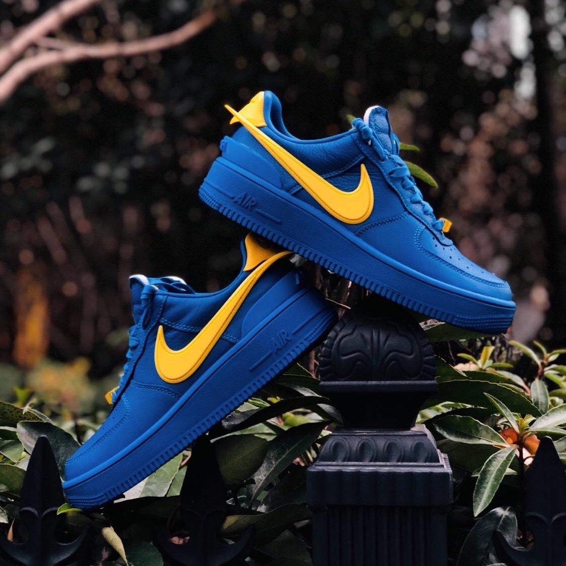 Nike Air Force 1 Low x AMBUSH 藍黃 聯名 DV3464-400