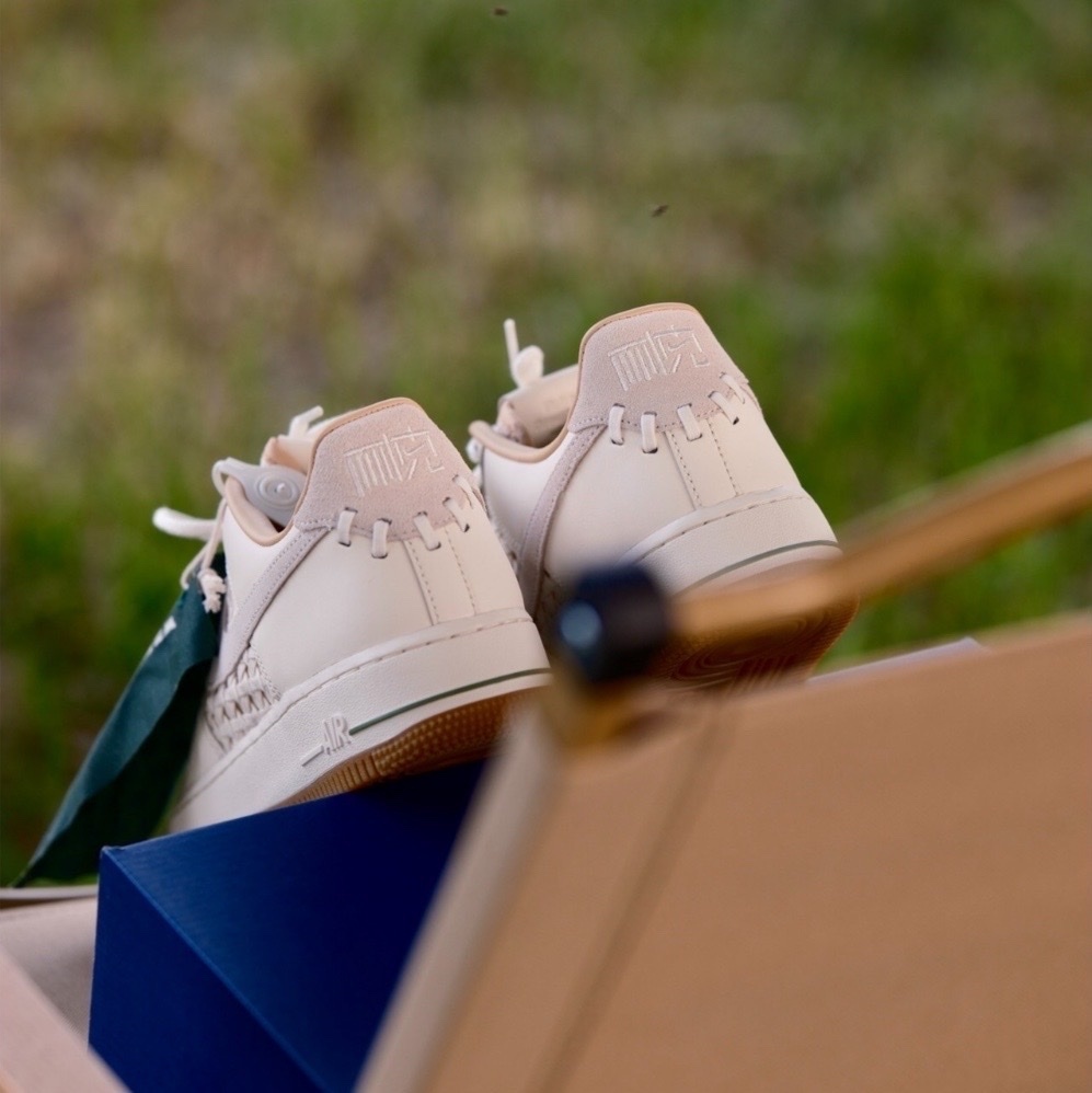 Nike Air Force 1 Low 米白色 竹 編織 AF1 板鞋 空軍 FN0369-101