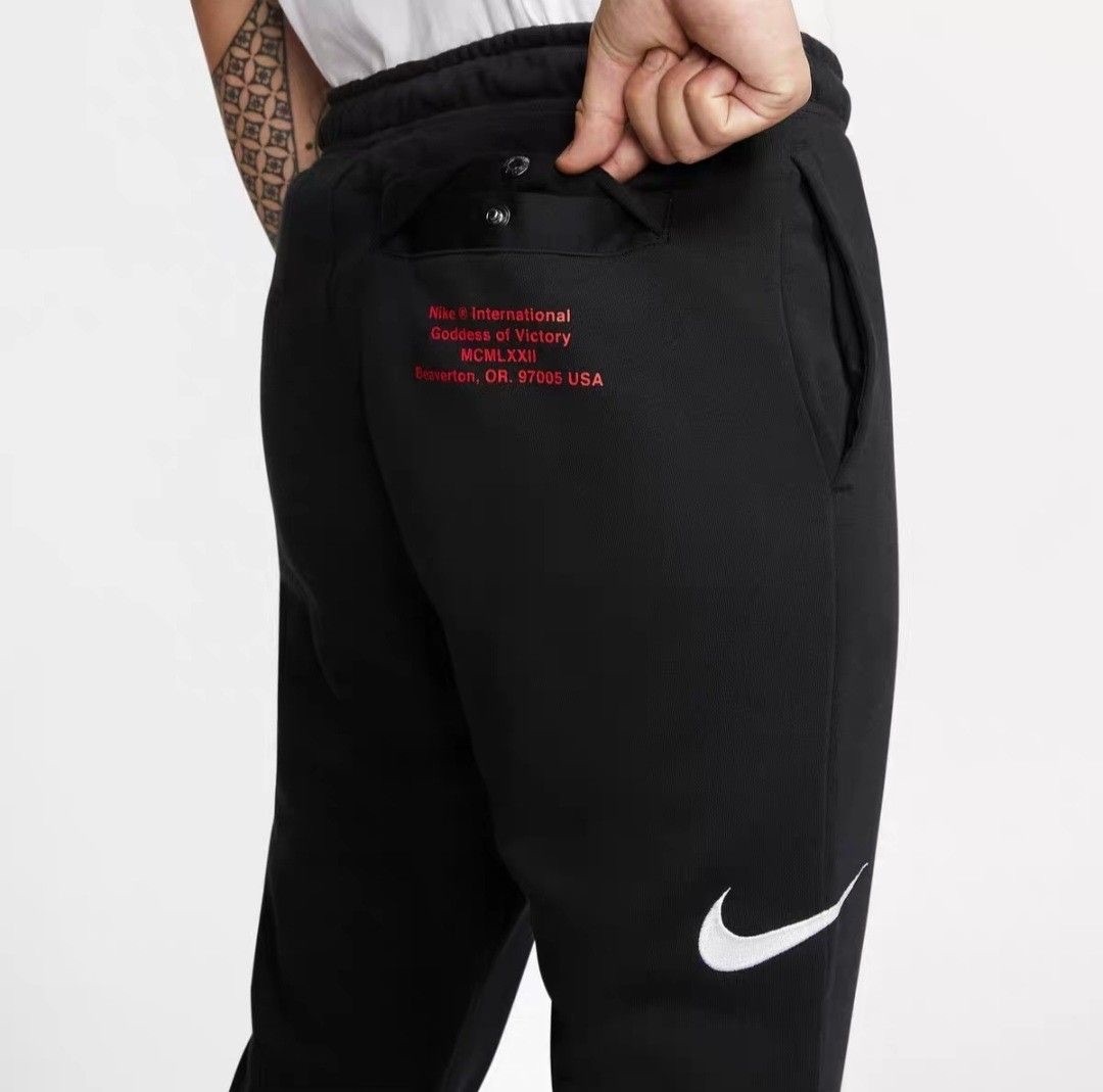 NIKE NSW SWOOSH SLIM FIT CASUAL LONG PANTS