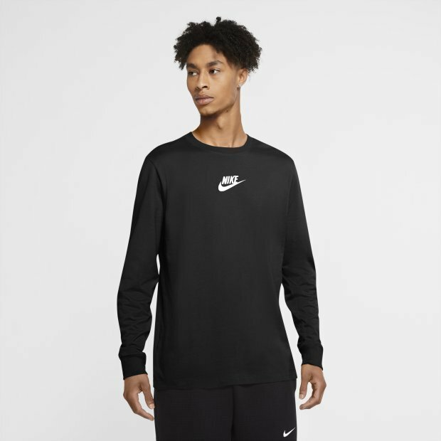 NIKE LETTER PRINT CASUAL LONG SLEEVES T-SHIRT