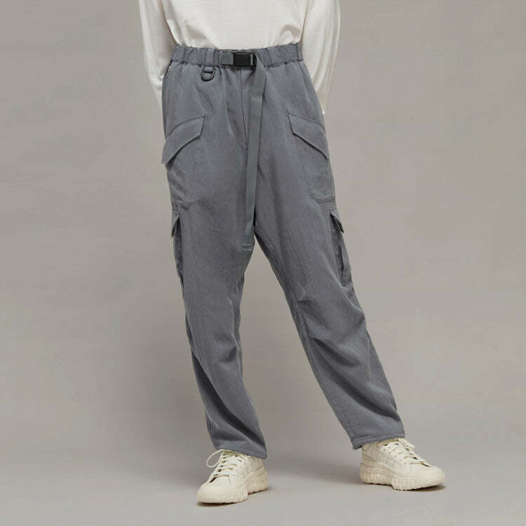 【 Y-3 UTLY CRGO PANTS 頂級工裝長褲 - 碳灰 】