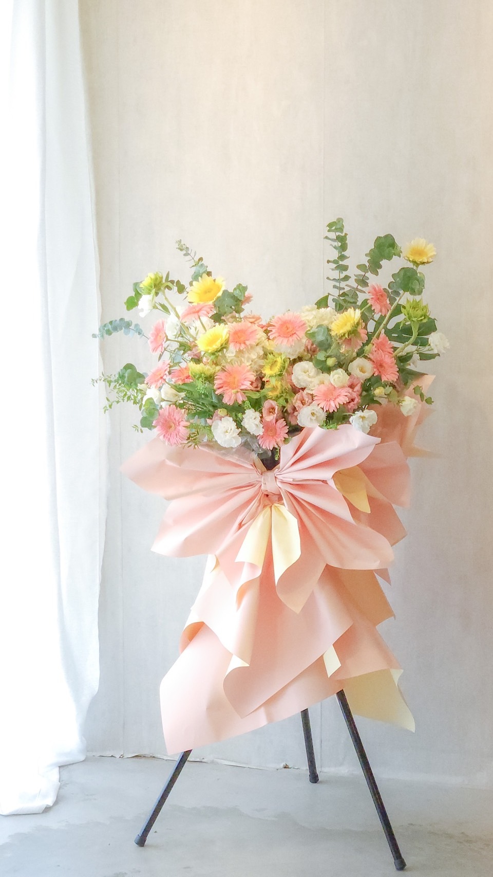 EF01｜粉色系鮮花高架花籃(雲林限定)