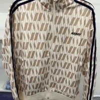 [S] NERDY SYMBOL PATTERN TRACK TOP,CREAM, PNES21KA210204 [FINAL SALE] (SN285)