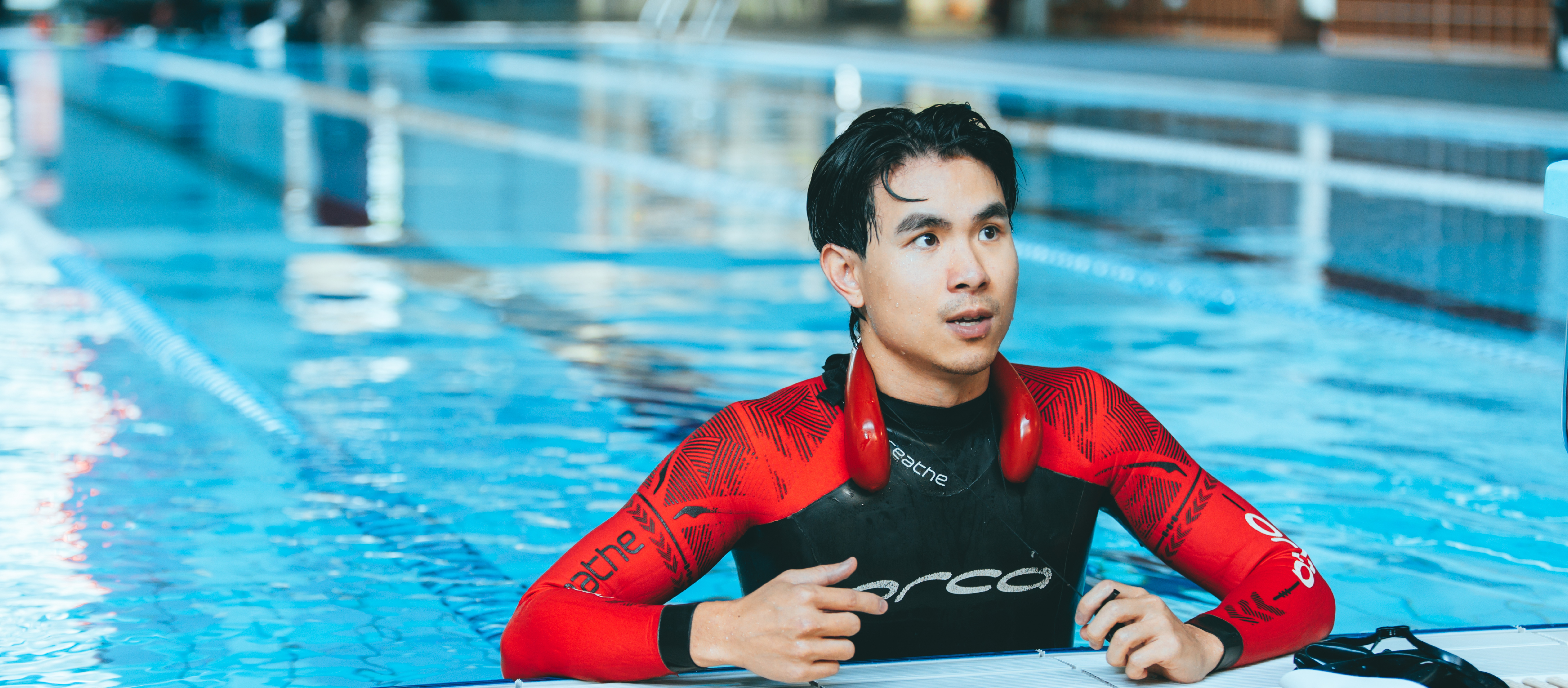 自由潛水需要和緩思緒和全然的放鬆身體