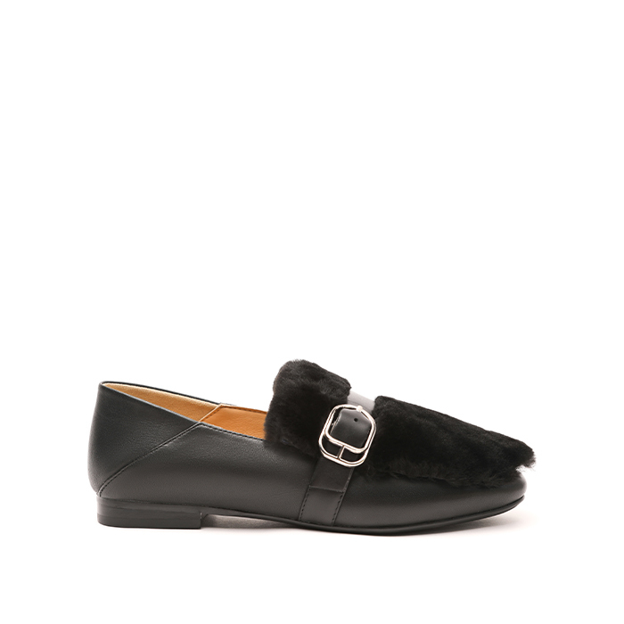 Fur Loafers