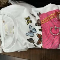 S] GUESS DEZZIE TEE,PURE WHITE, QBVI31K9TJ0 (SGU411)