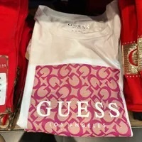 [S] GUESS ORLEY TEE,PURE WHITE, QBYI09KAK9K (SGU413)