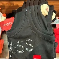 [S] GUESS BROOKS TANK,JET BLACK, Q3VI15K7ML0 (SGU415)